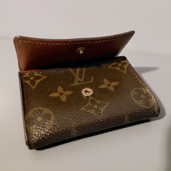 Louis Vuitton Brown and Card Organizer Wallet Monogram Signature